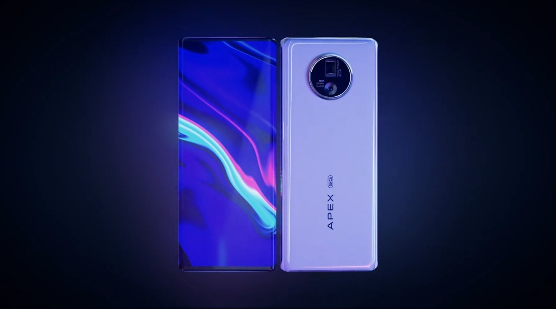 vivo apex 2020正式发布:屏下摄像头 60w无线充电,未来触手可及