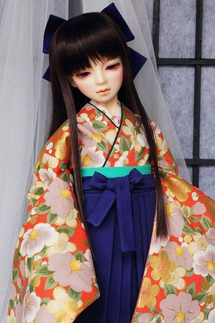 日本浴衣bjd娃图,非常好看的和服风格,人物美型,极具特色!
