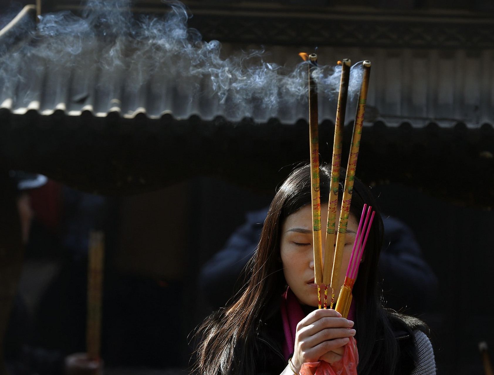 烧香真实图片