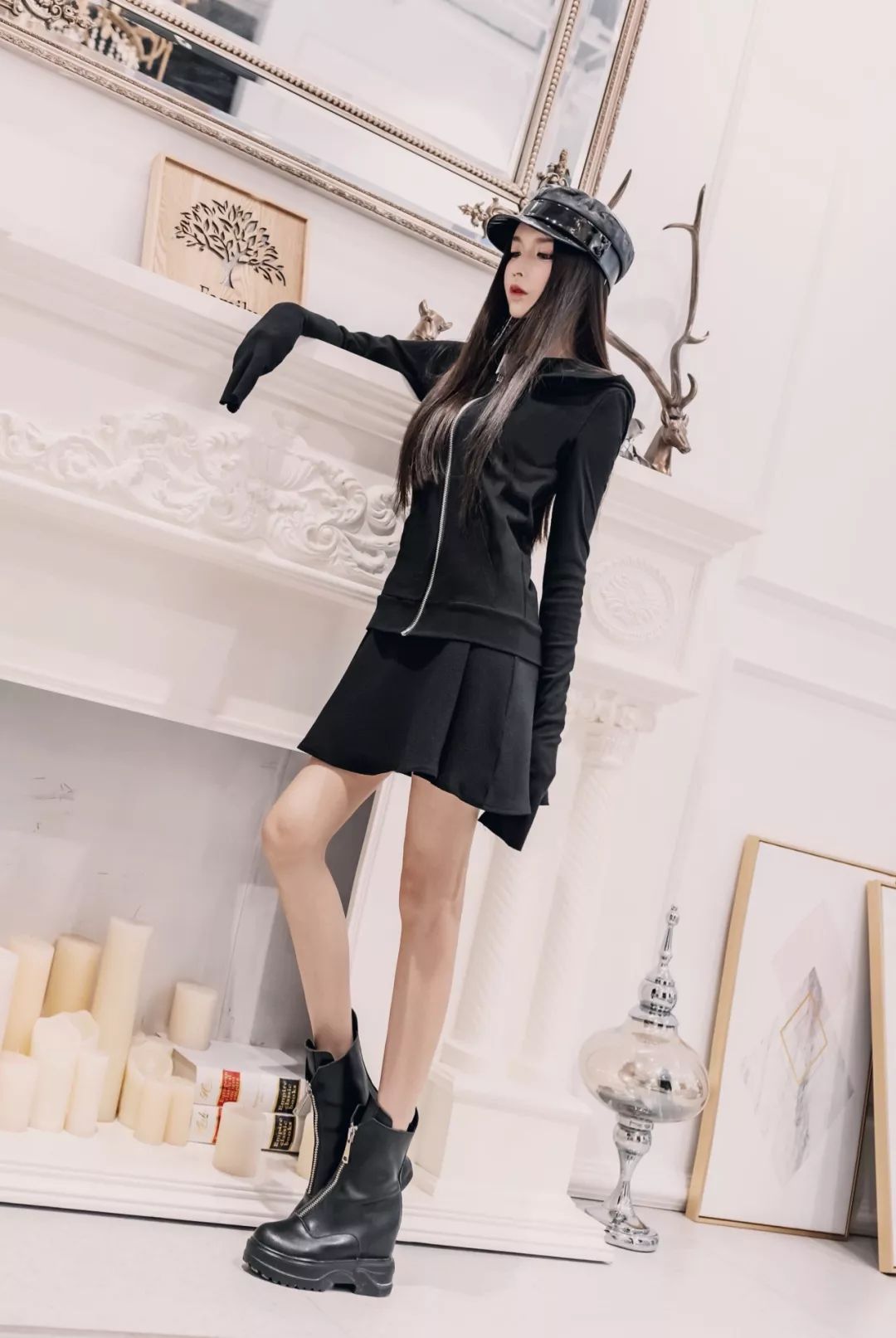 可爱教主叶子淇变身游戏暗黑女王气场全开