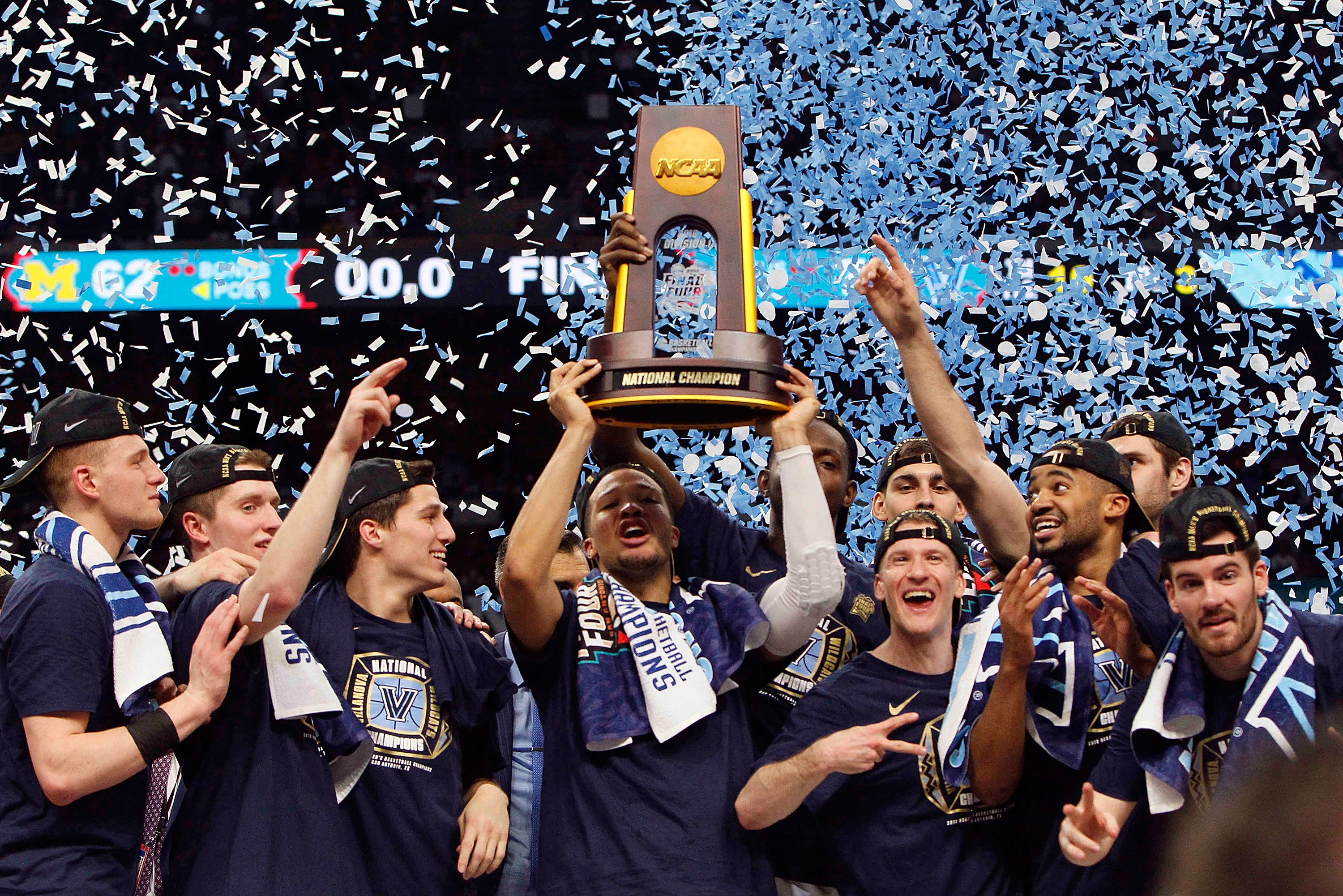 篮球——ncaa决赛:维拉诺瓦大学夺冠(1)