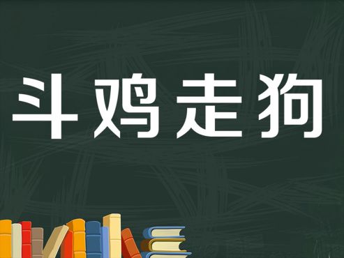 [图]「秒懂百科」一分钟了解斗鸡走狗