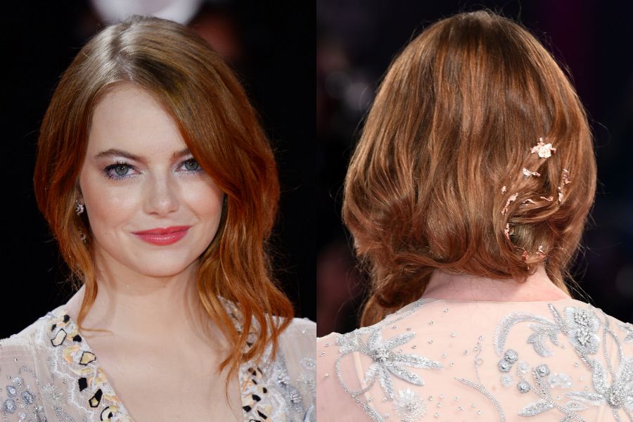 发丝上的亮片元素