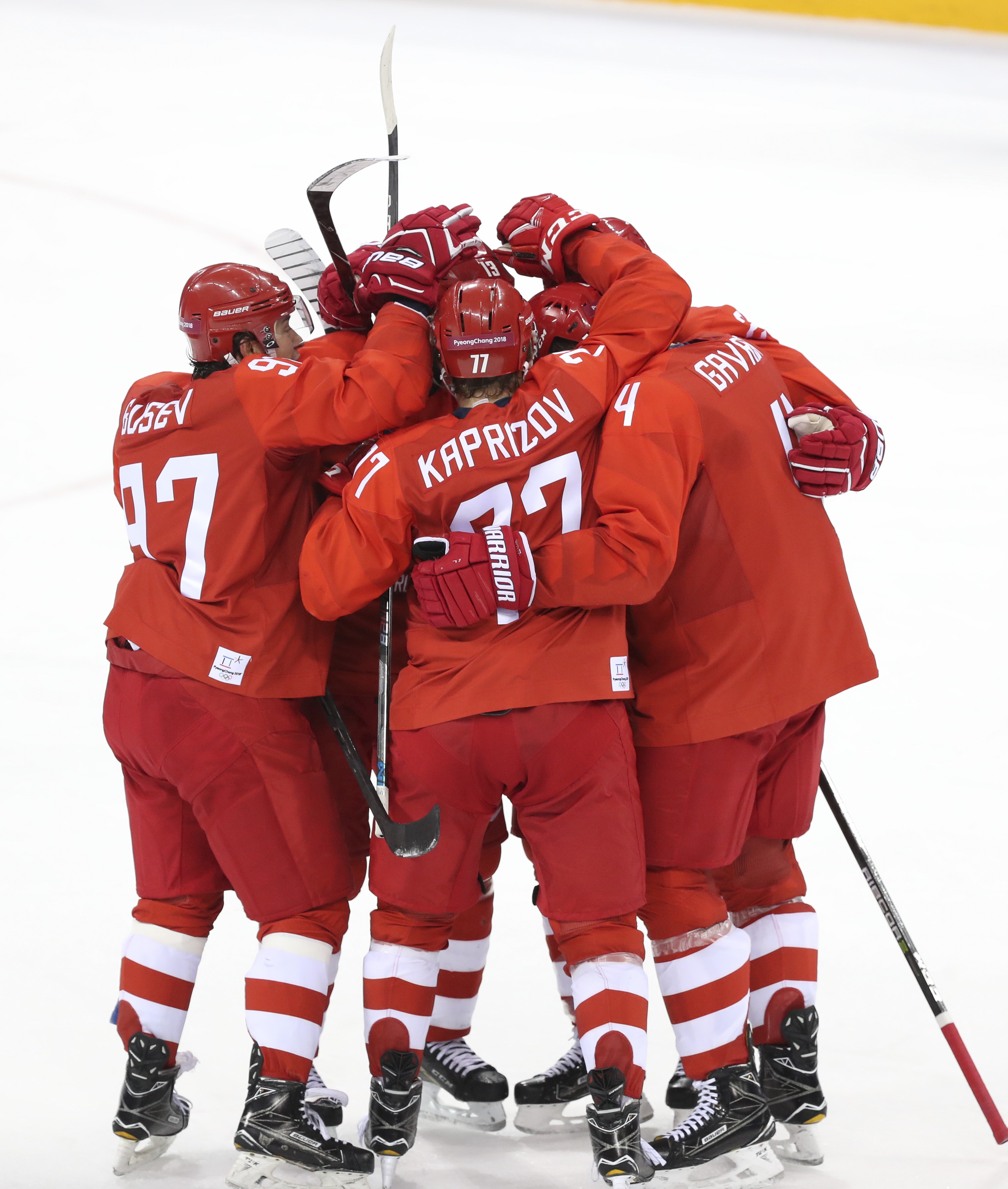 (冬奥会)(23)冰球——男子决赛:俄罗斯奥林匹克选手夺冠