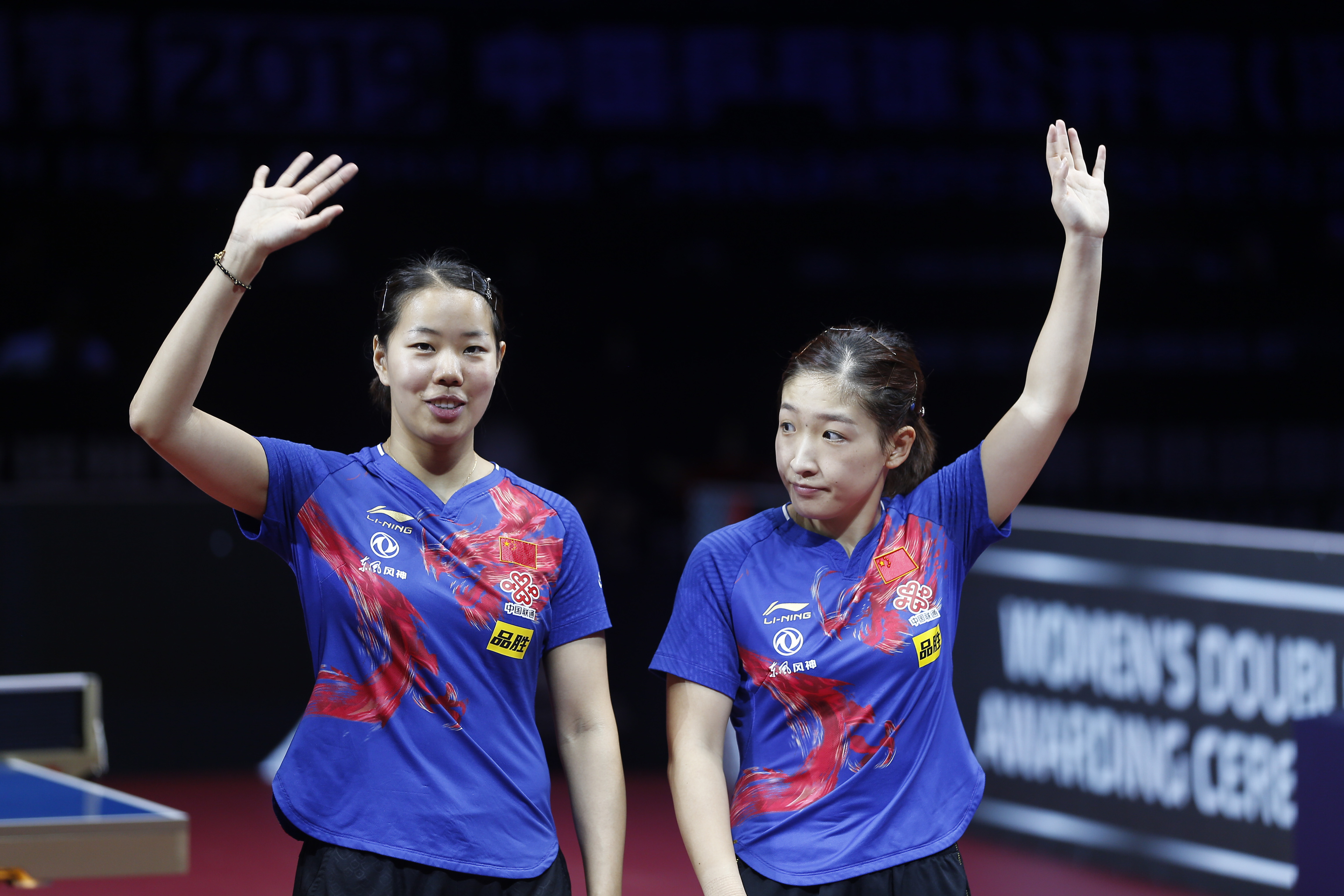 乒乓球——中国公开赛:刘诗雯/顾玉婷女双夺冠