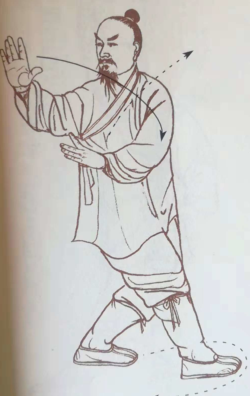 武当山紫宵派技击术之夜叉探海