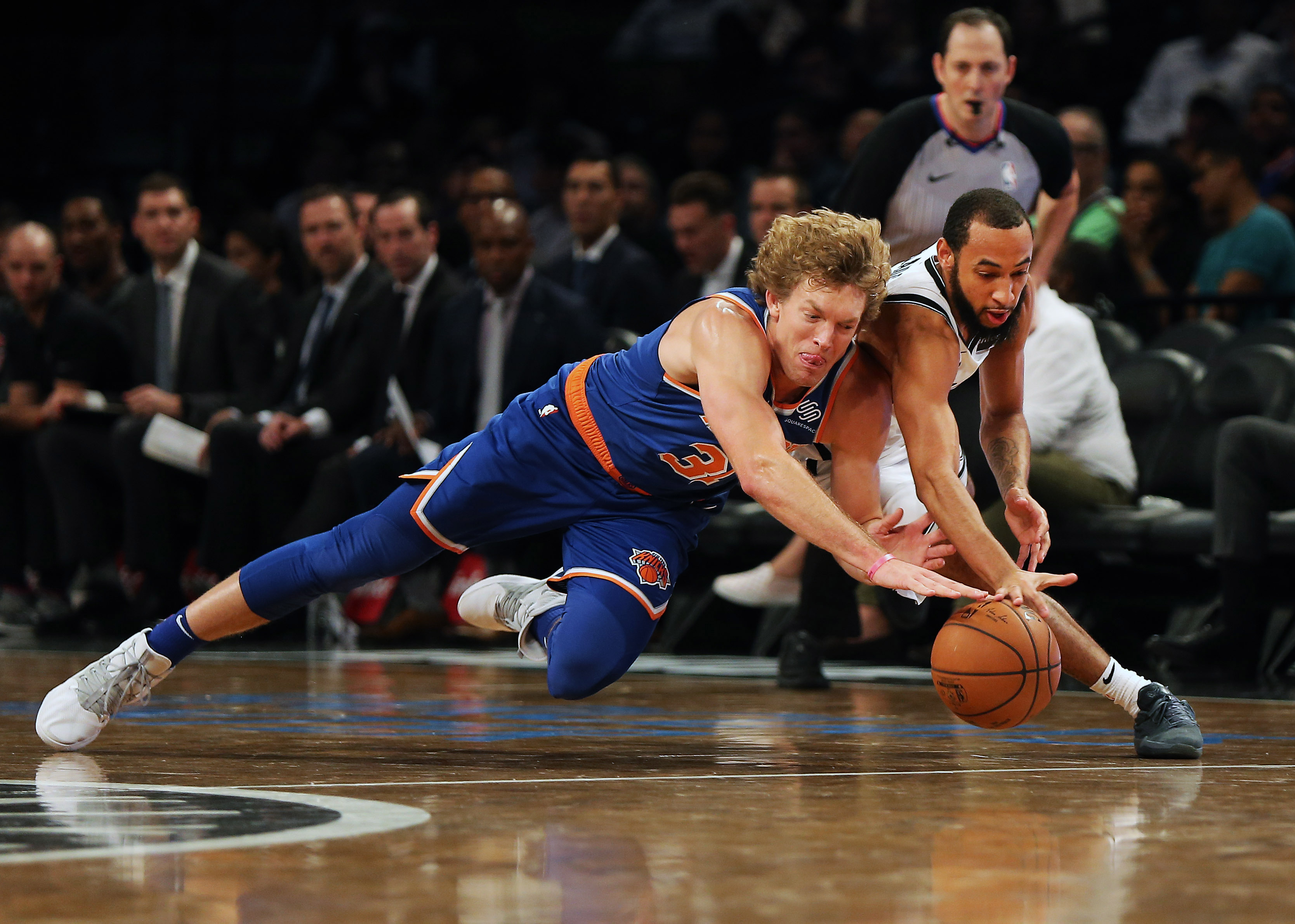 [reuters]nba: preseason-new york knicks at brooklyn nets