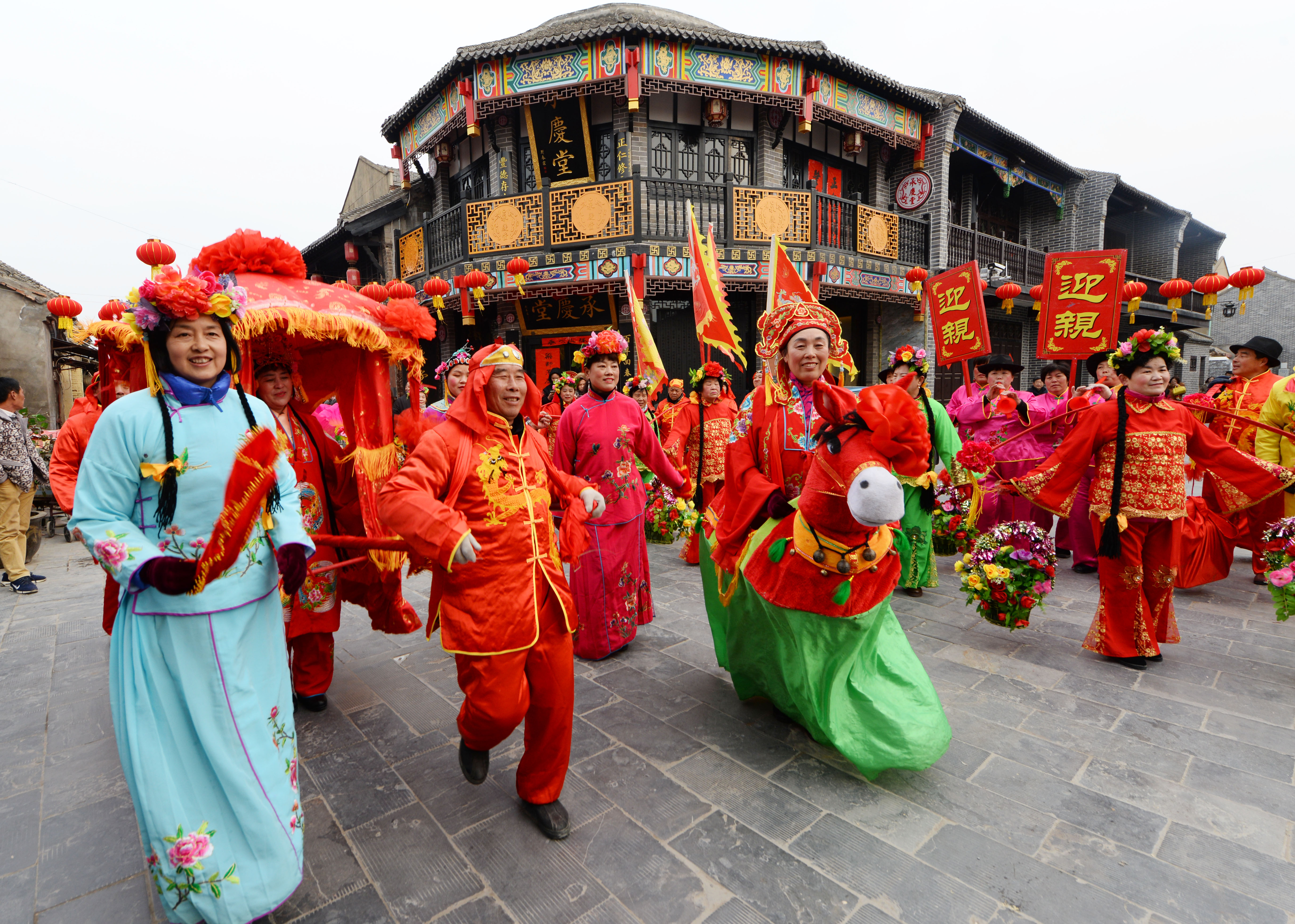 春节民俗活动照片图片