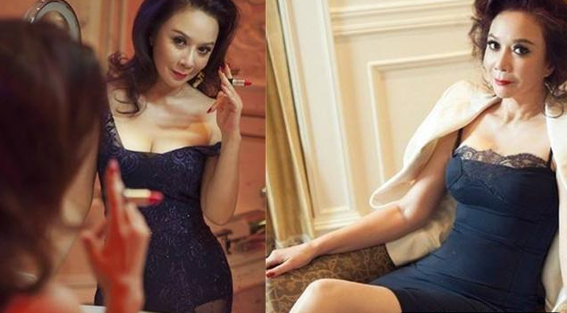 55岁的蔡明穿买菜的衣服上《男人装》,网友:真霸气!