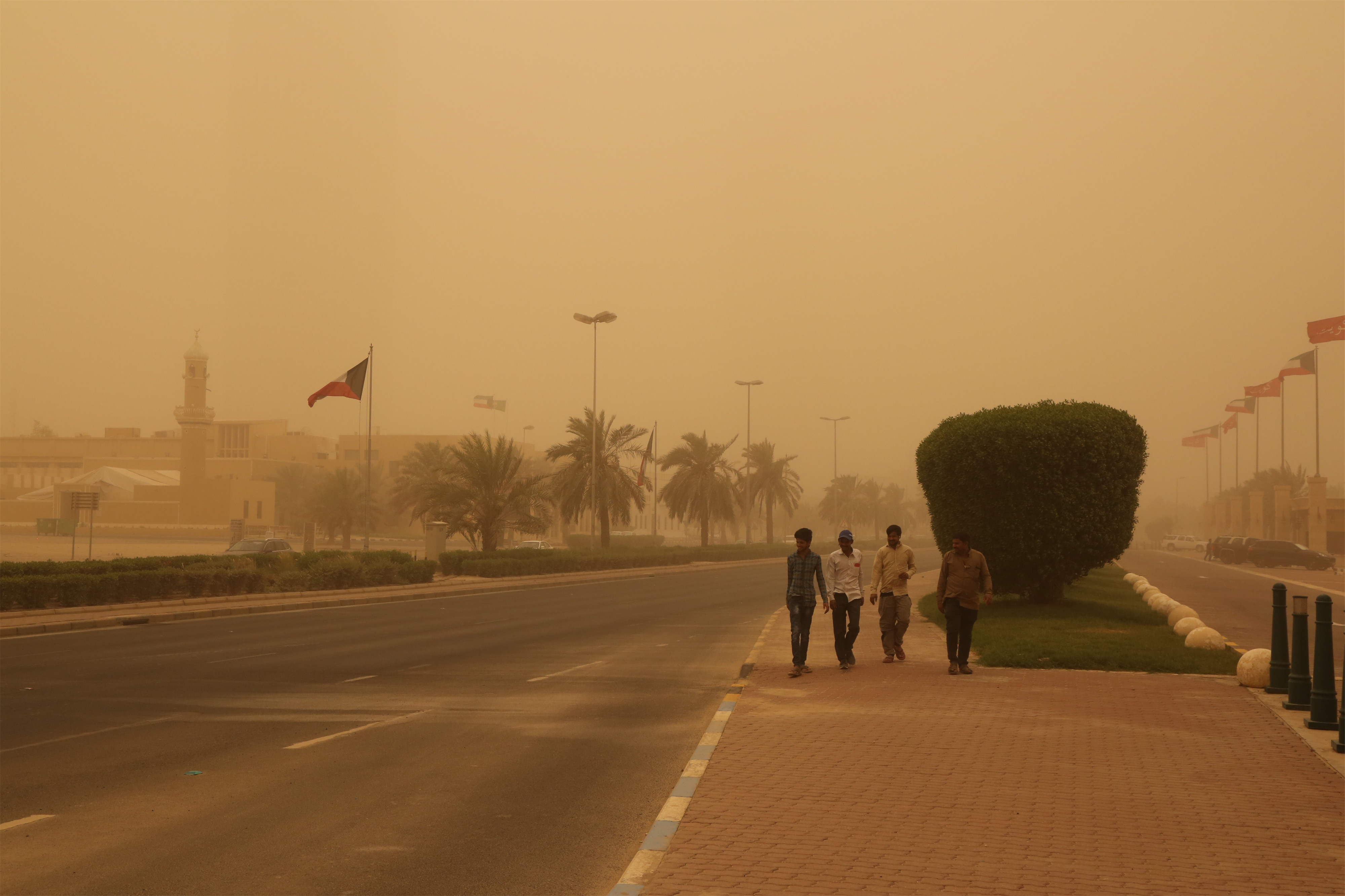 沙尘暴袭击科威特(1)
