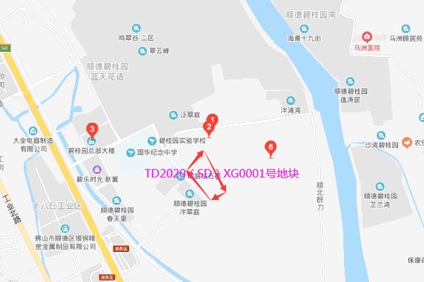 起始樓面價9500元/㎡!佛山市順德區北滘鎮63畝商住地中止出讓