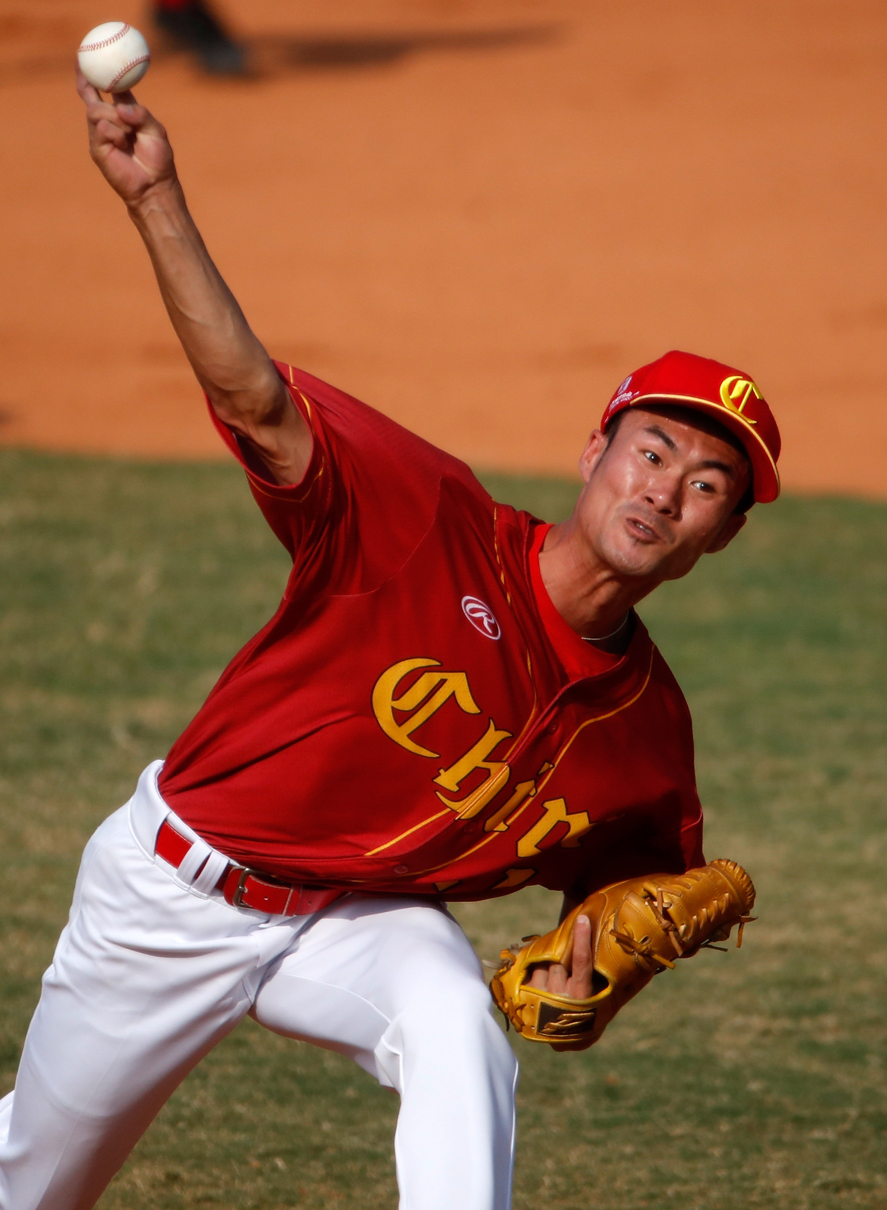 棒球——男子四强超级循环赛:中国队不敌韩国队(6)