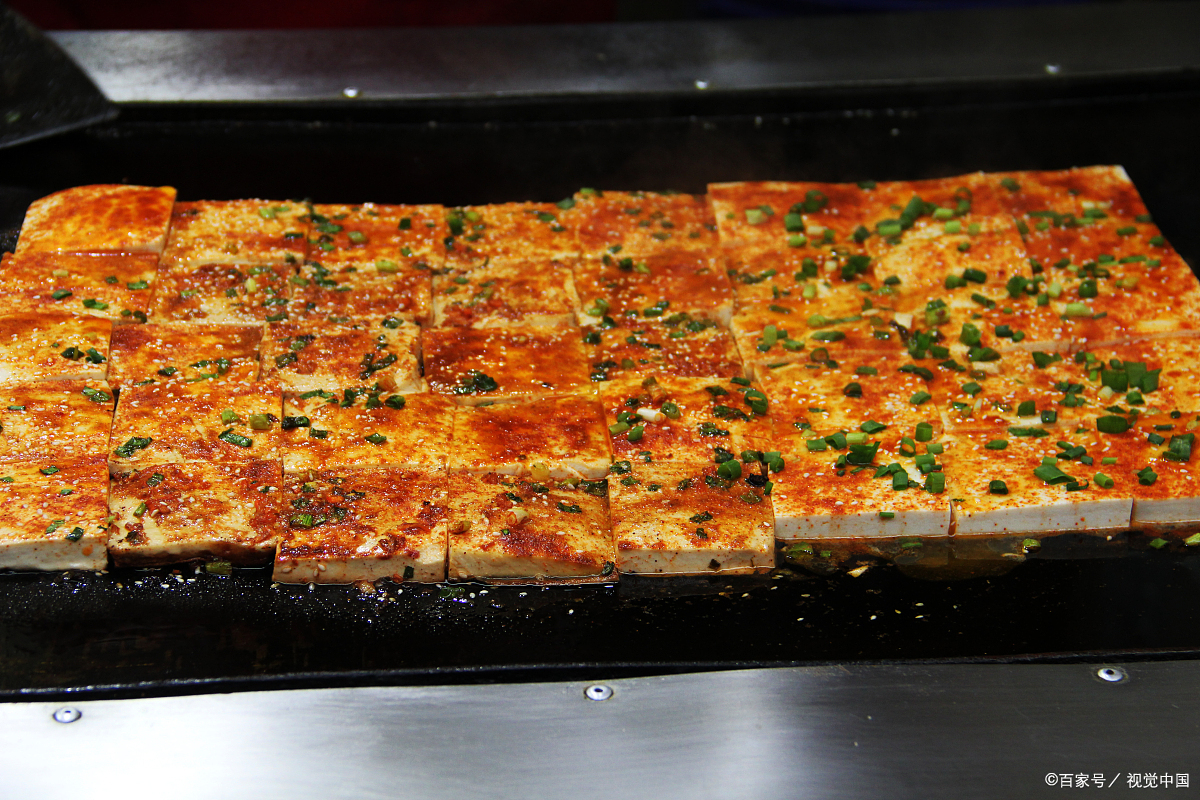 可以在家做的街头小吃:铁板烧豆腐