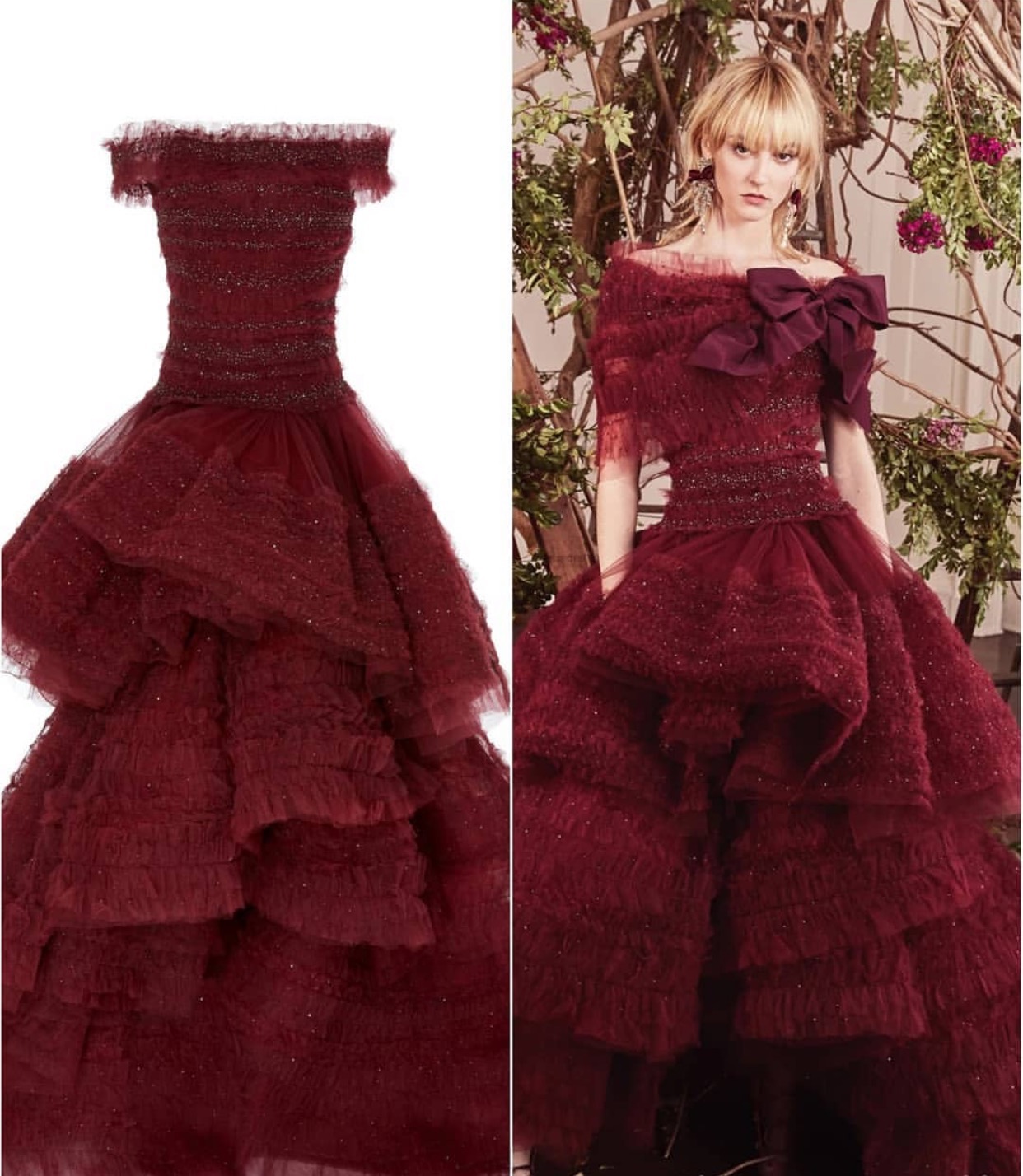 marchesa花仙子礼服,10套look哪款最美?仙气袭来