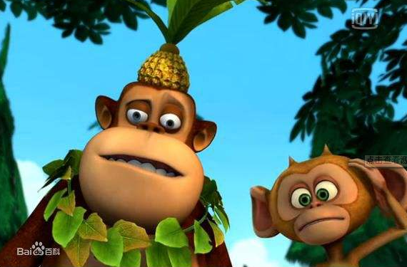 他是熊出没中的吉吉国王!他是一只很聪明的猴子