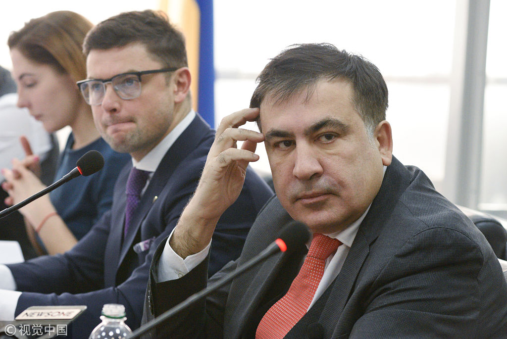 格鲁吉亚前总统萨卡什维利被判夜间软禁