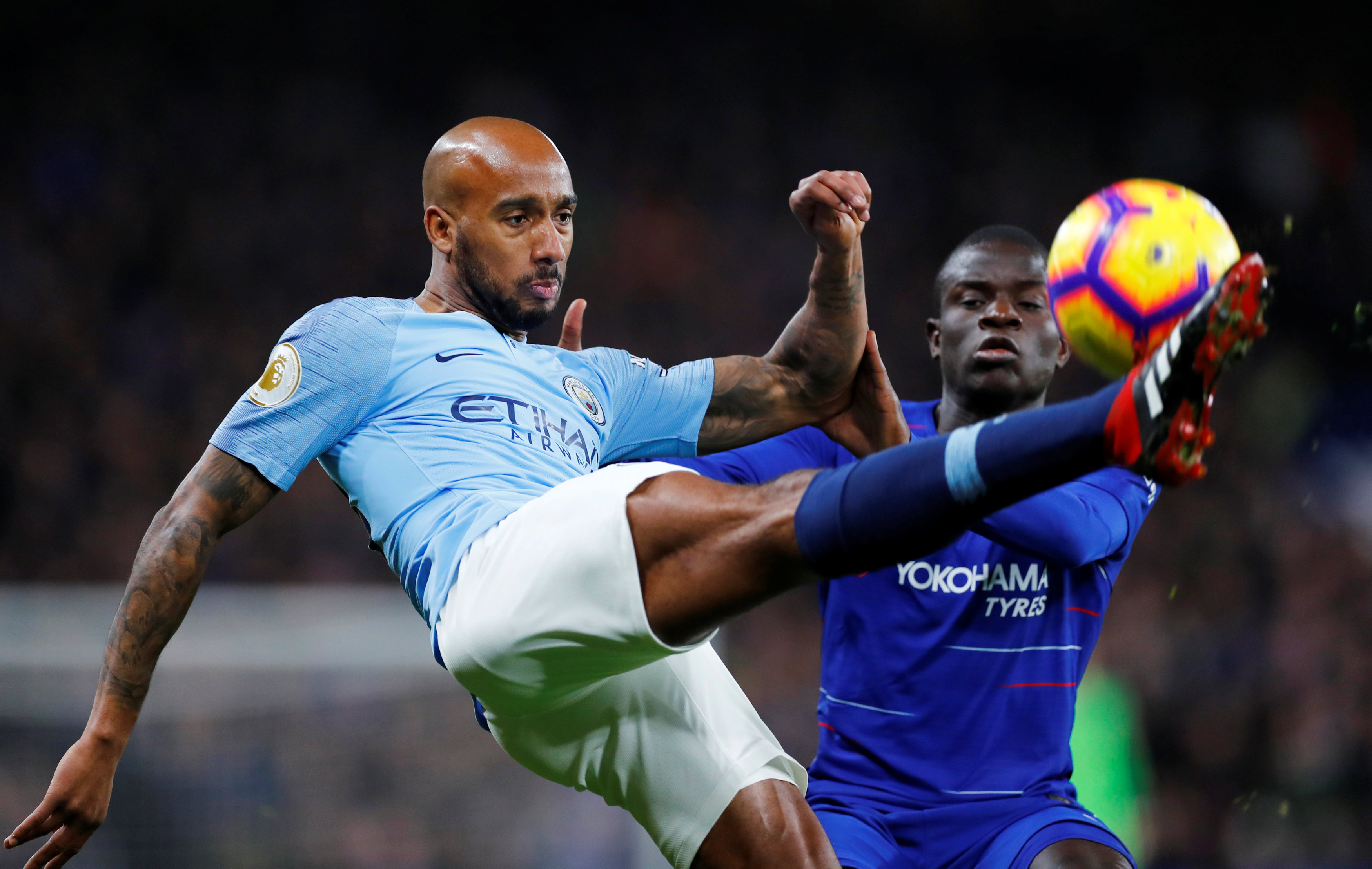 足球——英超联赛:切尔西胜曼城