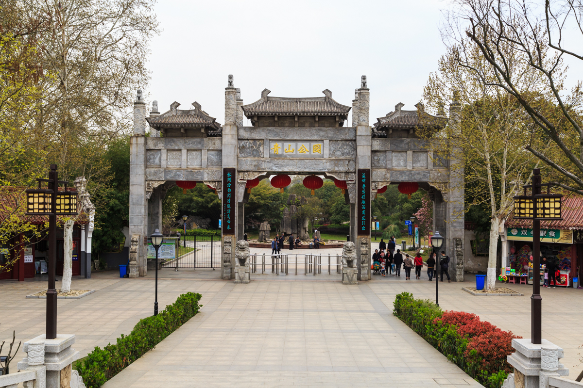 中国赏樱第一城武汉好牛,青山公园里都有稀少的绿樱