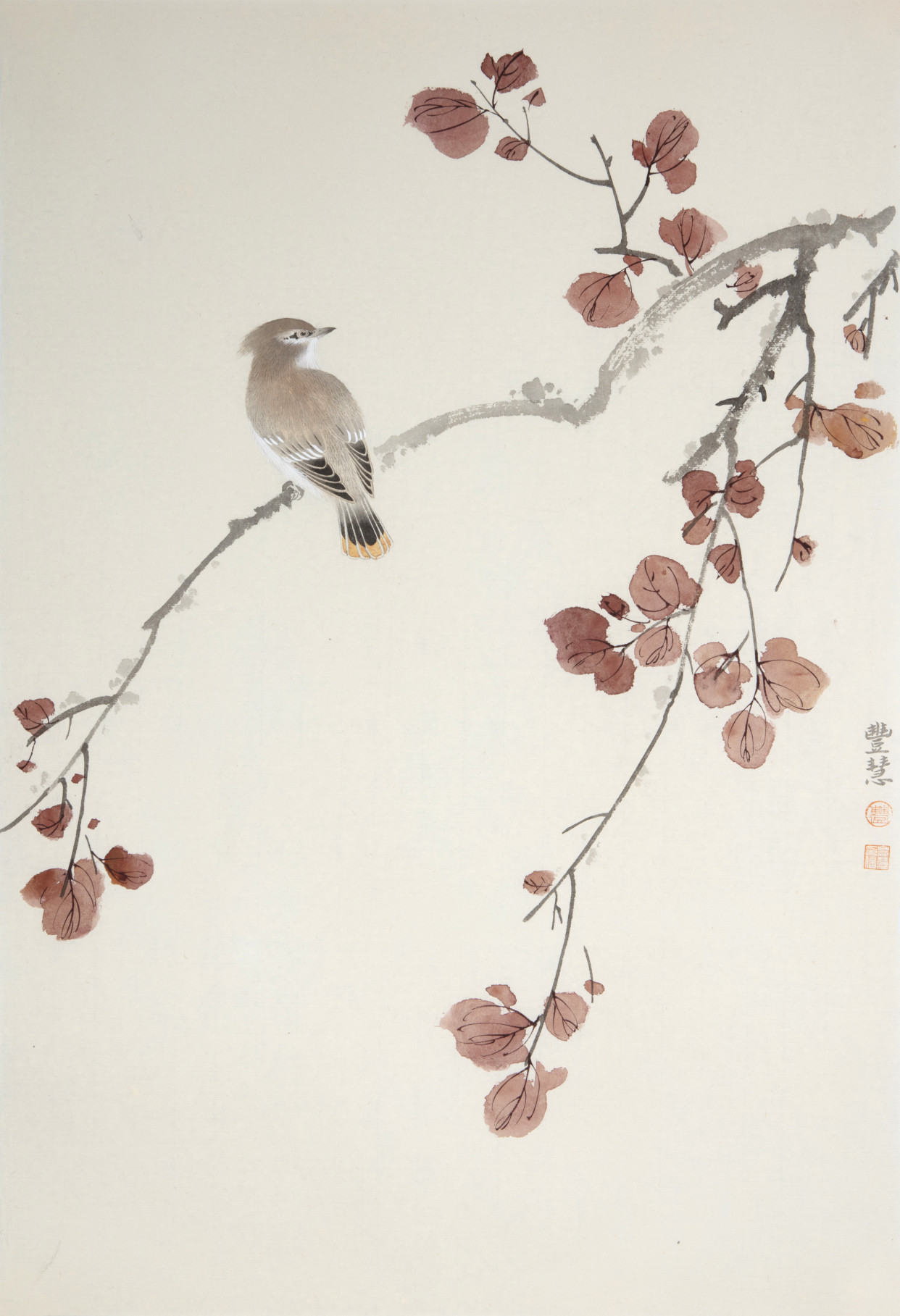 「艺惠藏」丰慧花鸟画作品新作赏析