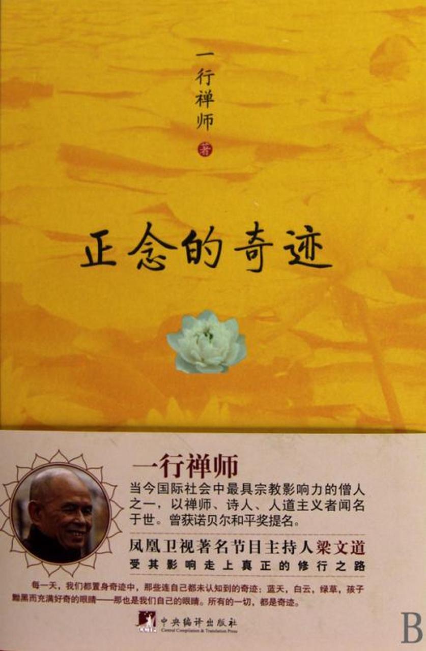 《正念的奇迹》这本书最主要解决的问题,是如何不被负能量困住.