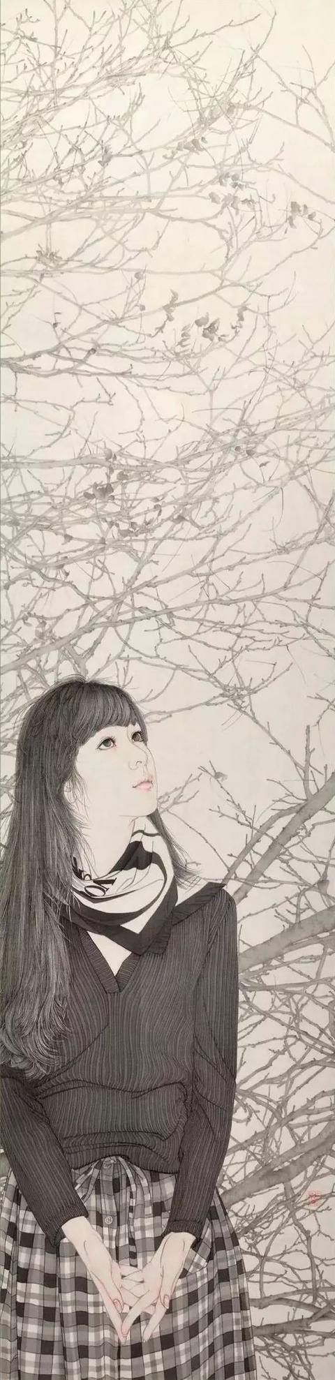 「津门网」张艺工笔人物作品欣赏