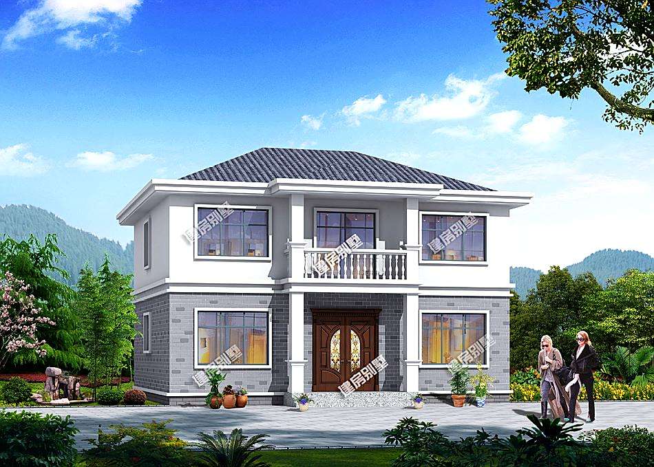 8栋开间12米的二层别墅,每一款都是开春建房首选户型!