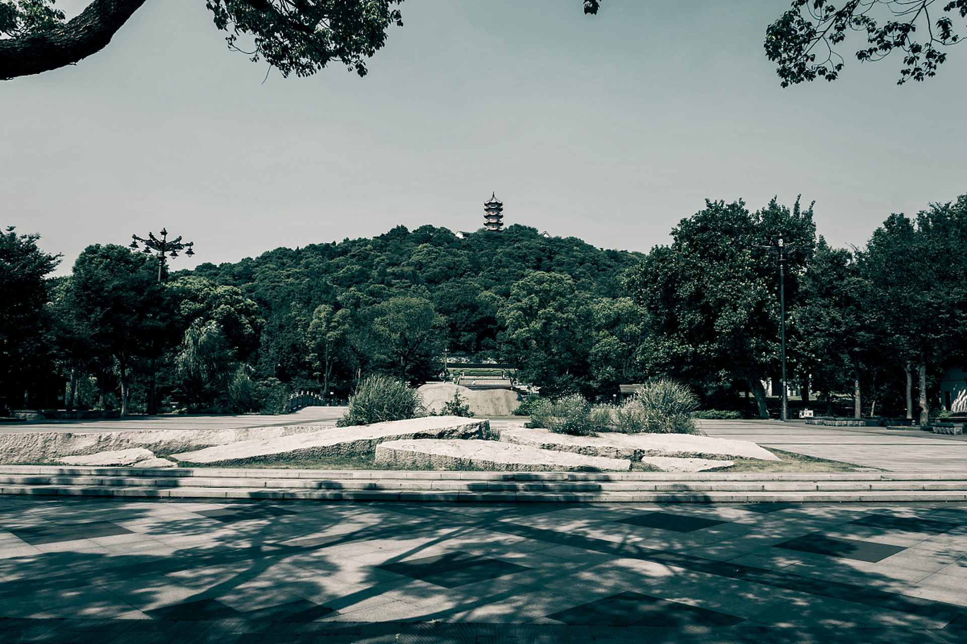 靖江孤山风景区图片图片