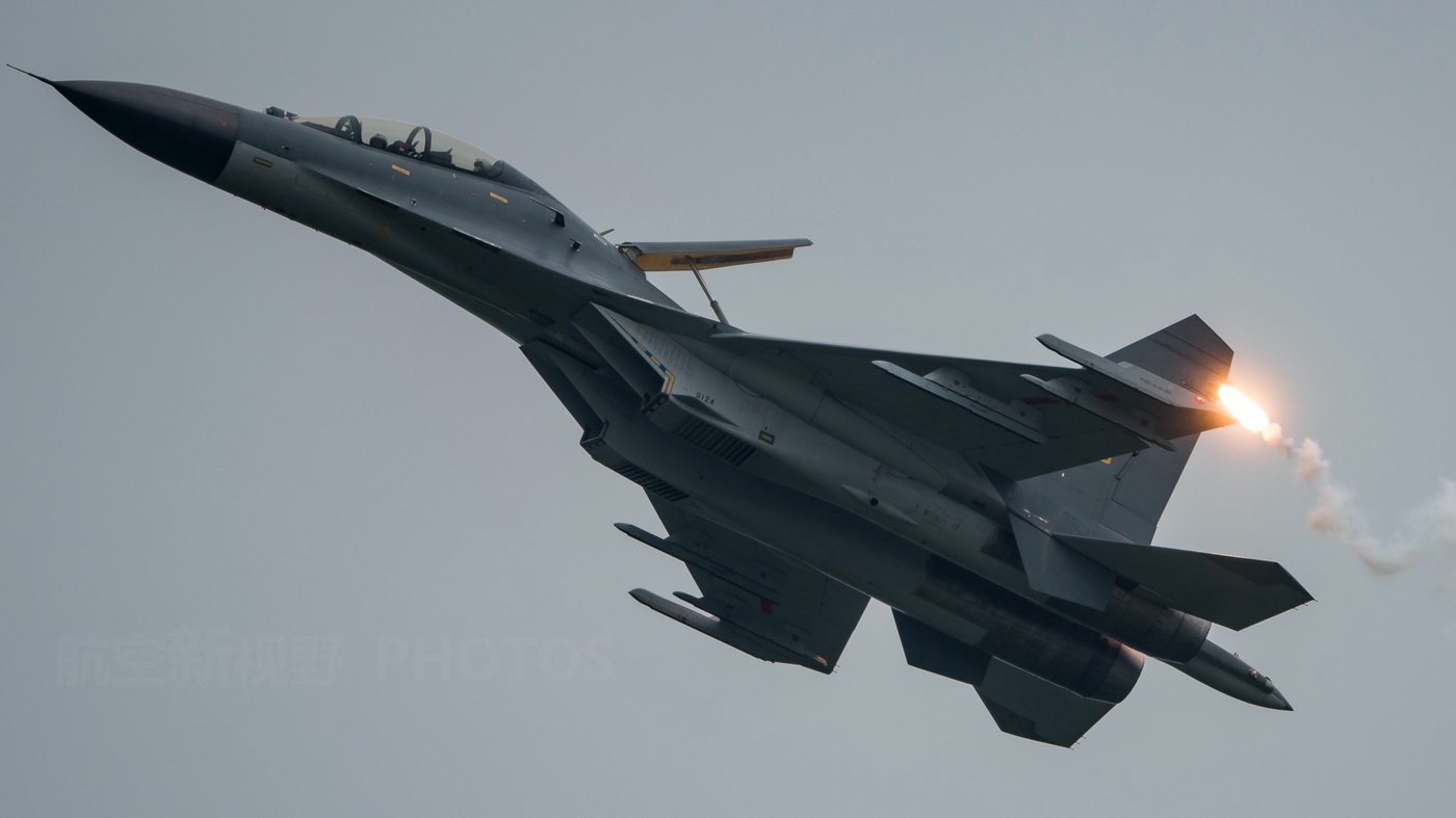 中国空军歼-11bs重型战斗机 现役公开展示次数最多的沈飞战机