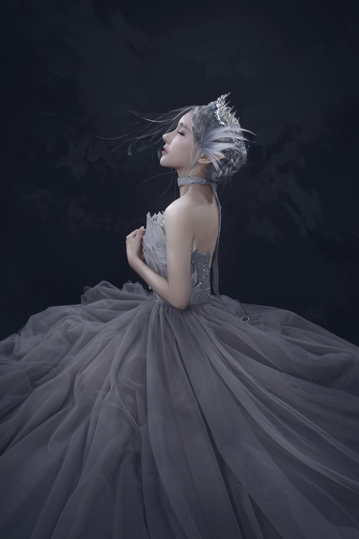 「鬼刀」冰公主cos,快来围观啊