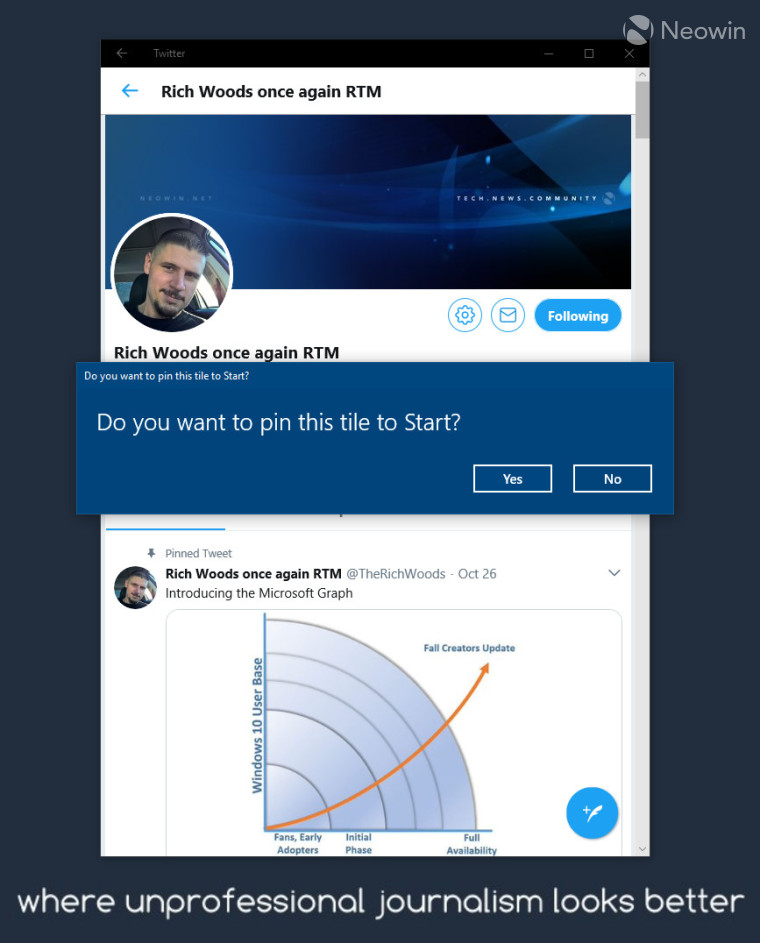 动态磁贴!twitter pwa win10版重磅更新