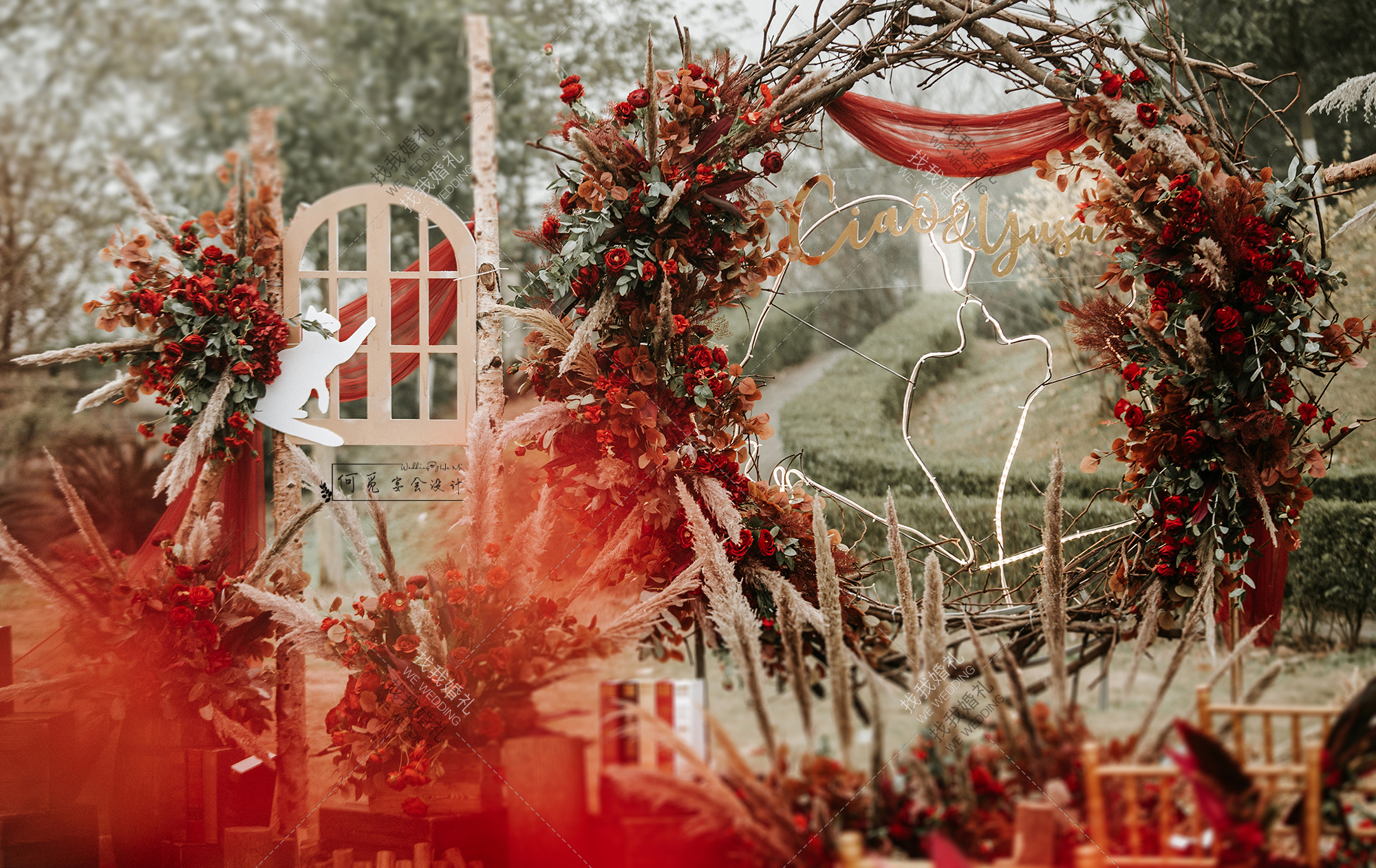 举办一场复古美式乡村婚礼,有猫有狗有你有我们的家