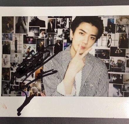 「exo」「分享」180514 装着吴世勋的拍立得出品 绝对精品