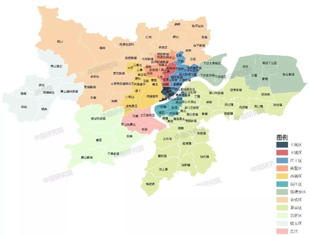 杭州楼市地图图片