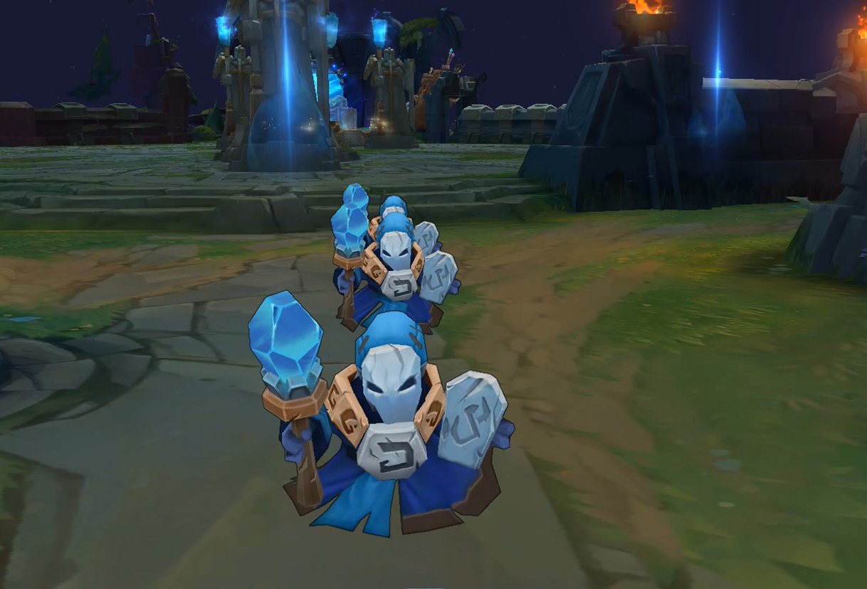 3d英雄联盟lol:红buff这么丑,蓝buff却显得很有灵性,小龙很矮