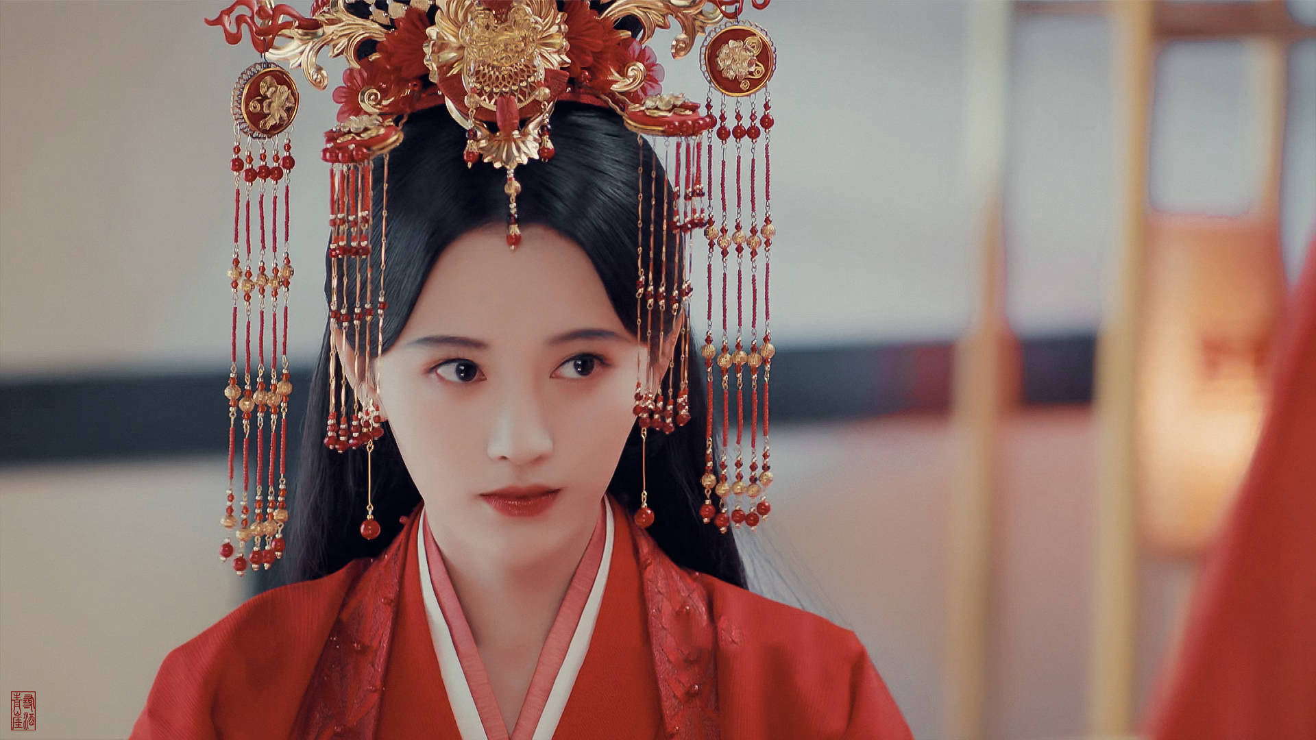 四千年美女鞠婧祎的古装造型真的很好看啊