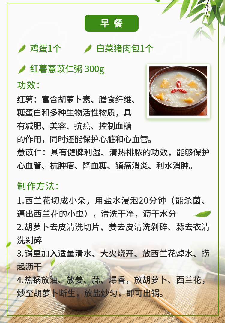 食谱推荐:慢性肾小球肾炎患者的一日三餐