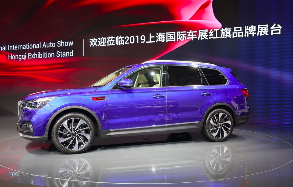 2019上海车展实拍:红旗hs7