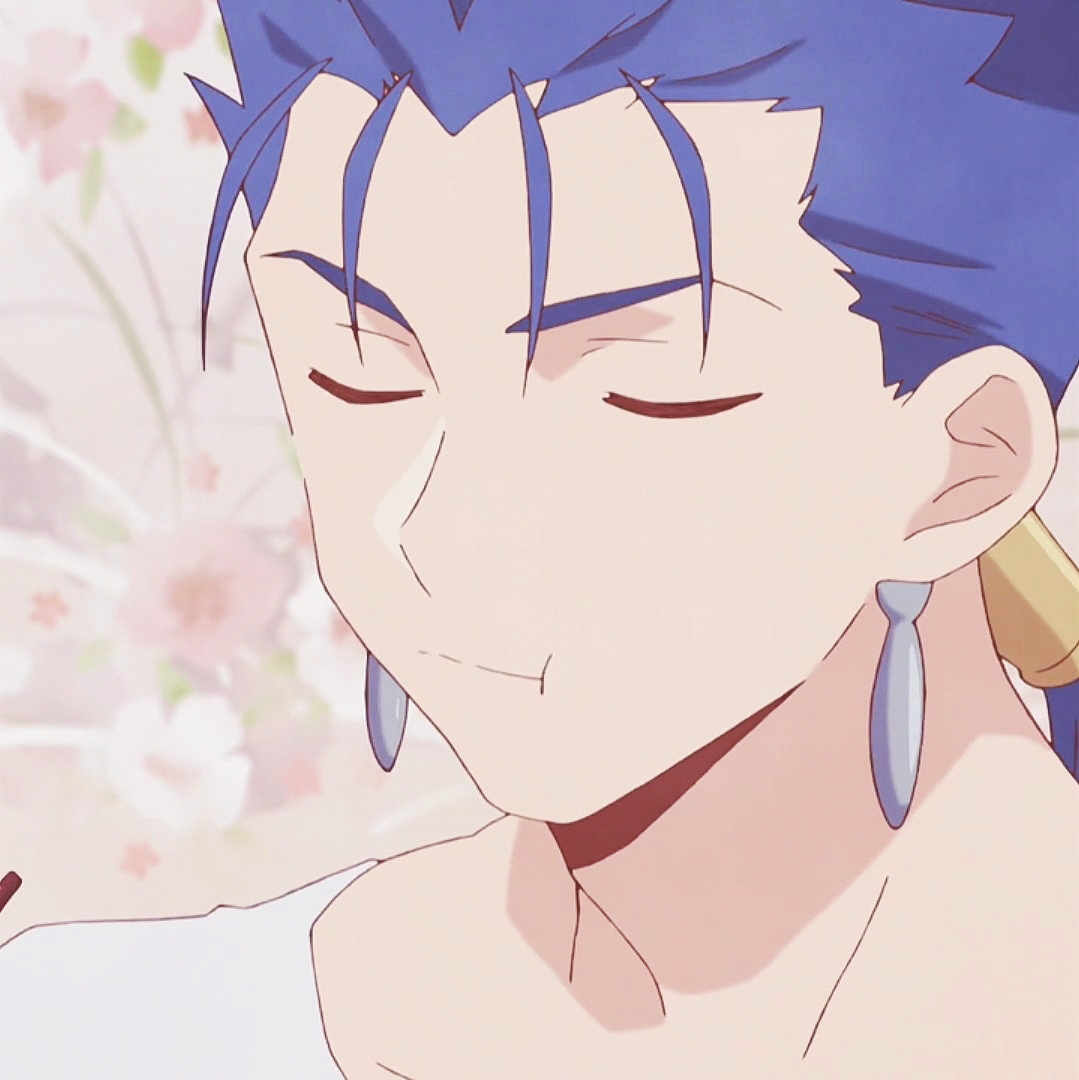 动漫男头,身穿围裙在鱼店打工的lancer