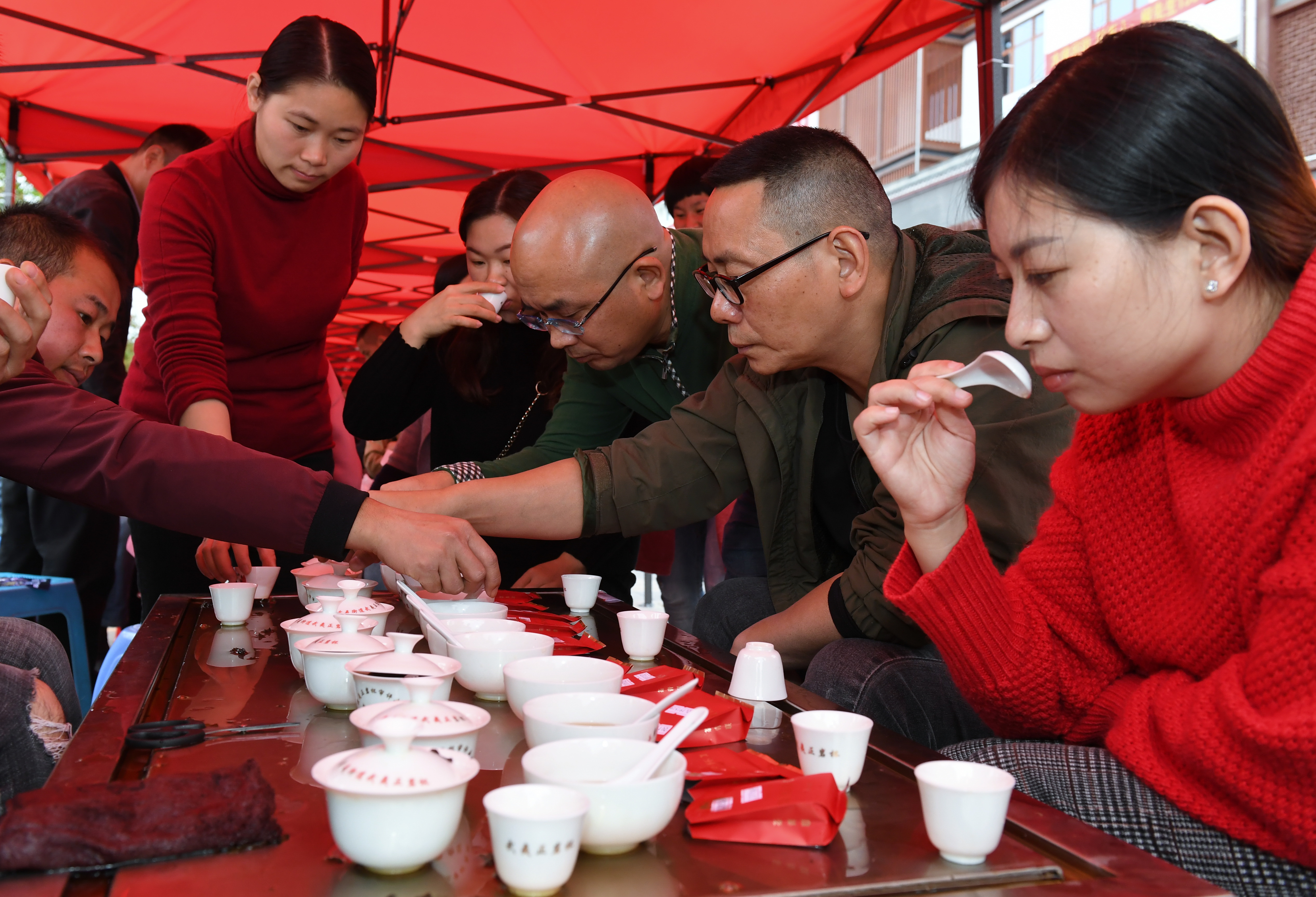 福建武夷山:"斗茶品茗"促产业发展