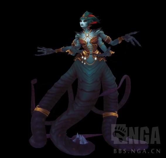 《魔兽世界》8.0光中之光艾萨拉新boss模型