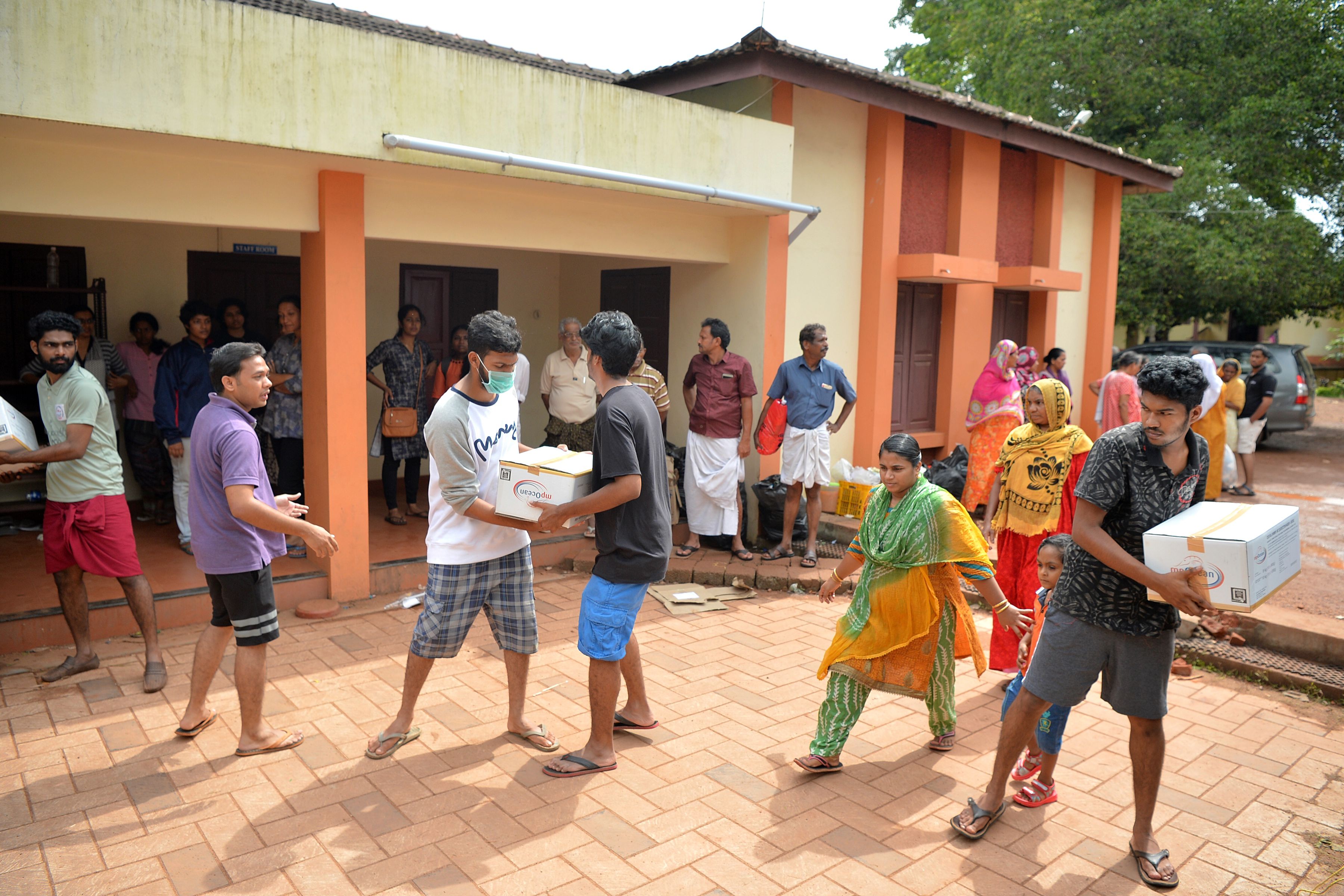 印度喀拉拉邦遭遇洪灾