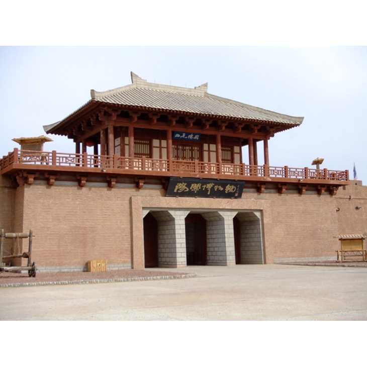 建筑独特的榆林窟,质量很高的酒泉博物馆.