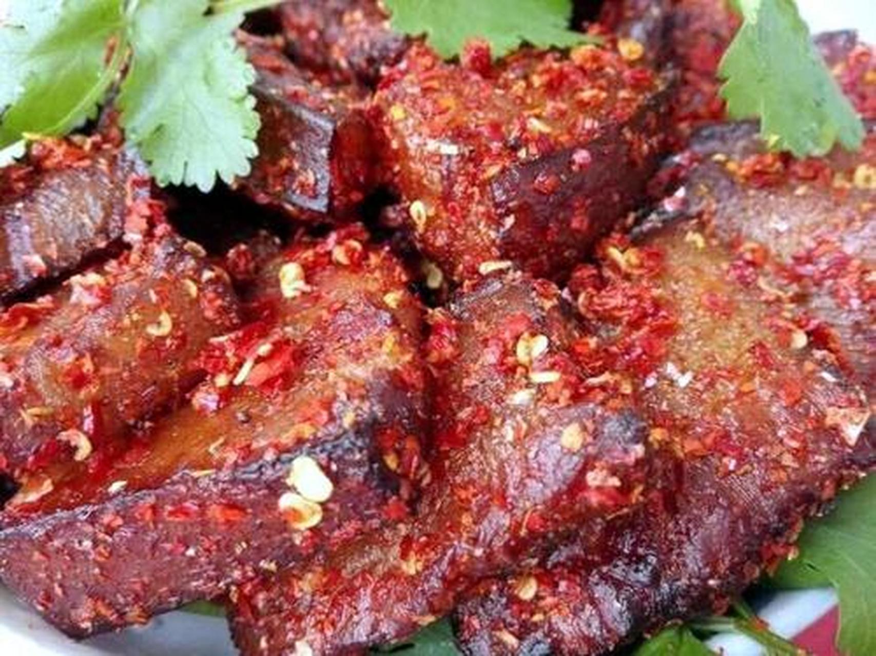 道州鲊肉是一道汉族湖南名菜,集色香鲜脆辣浓郁一体,口感独特,回味