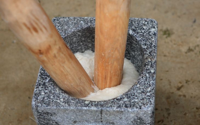 美食;忘不掉的味道,农村儿时的回忆包糍粑