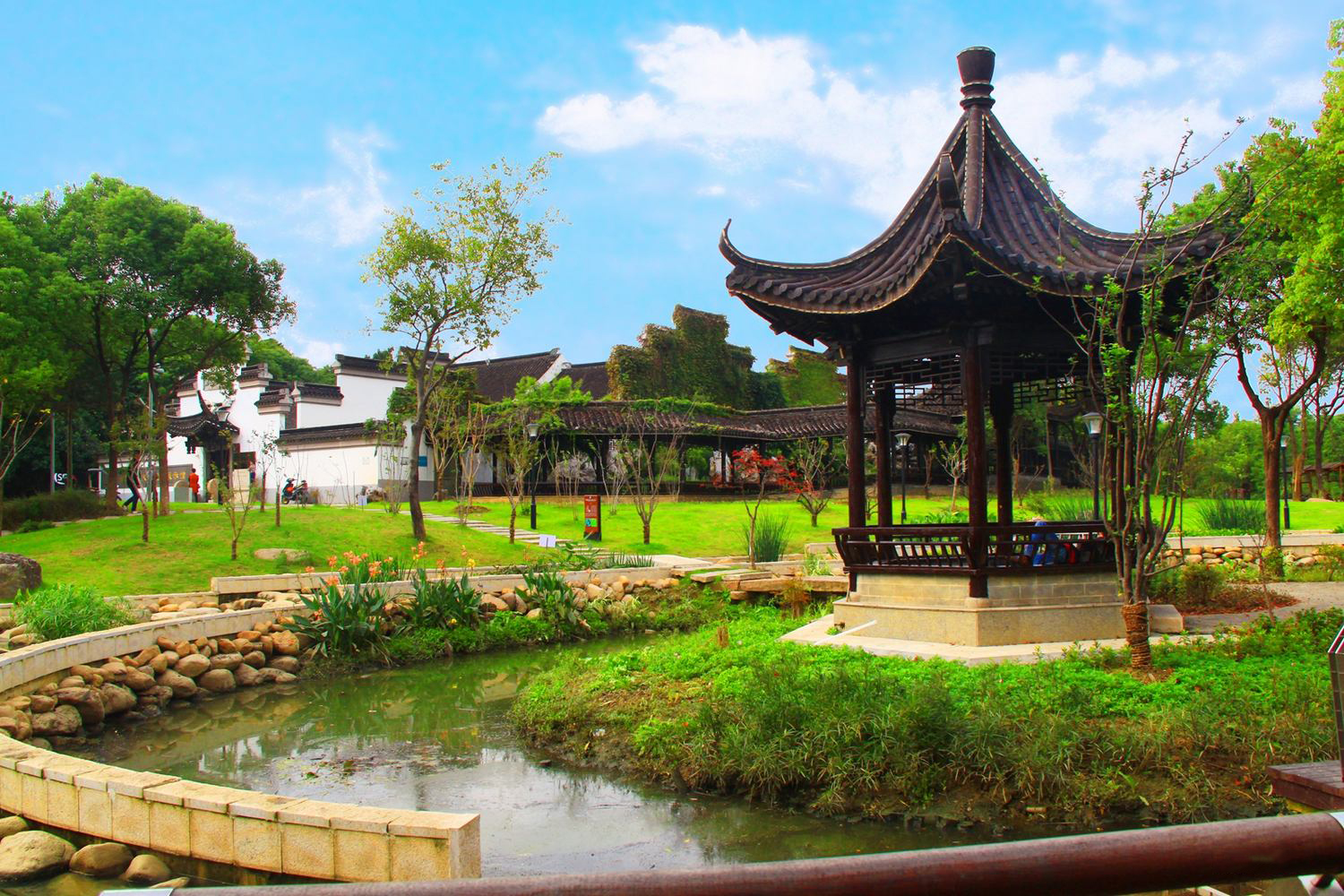 常州薛家镇雁荡河水利风景区