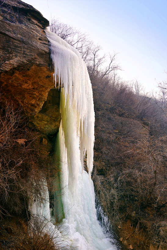 铜川冰瀑布图片