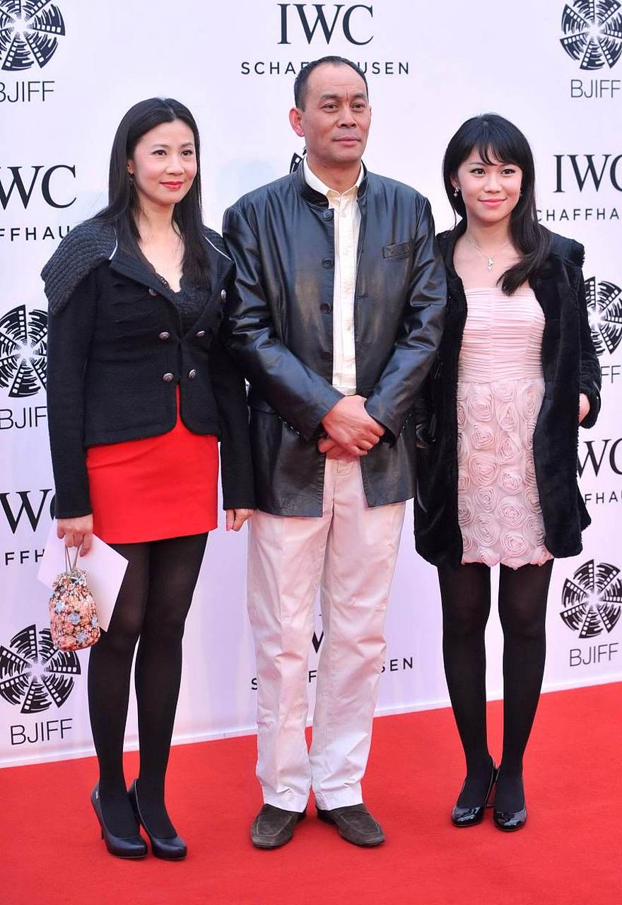 张光北一家三口亮相红毯,令人惊艳.