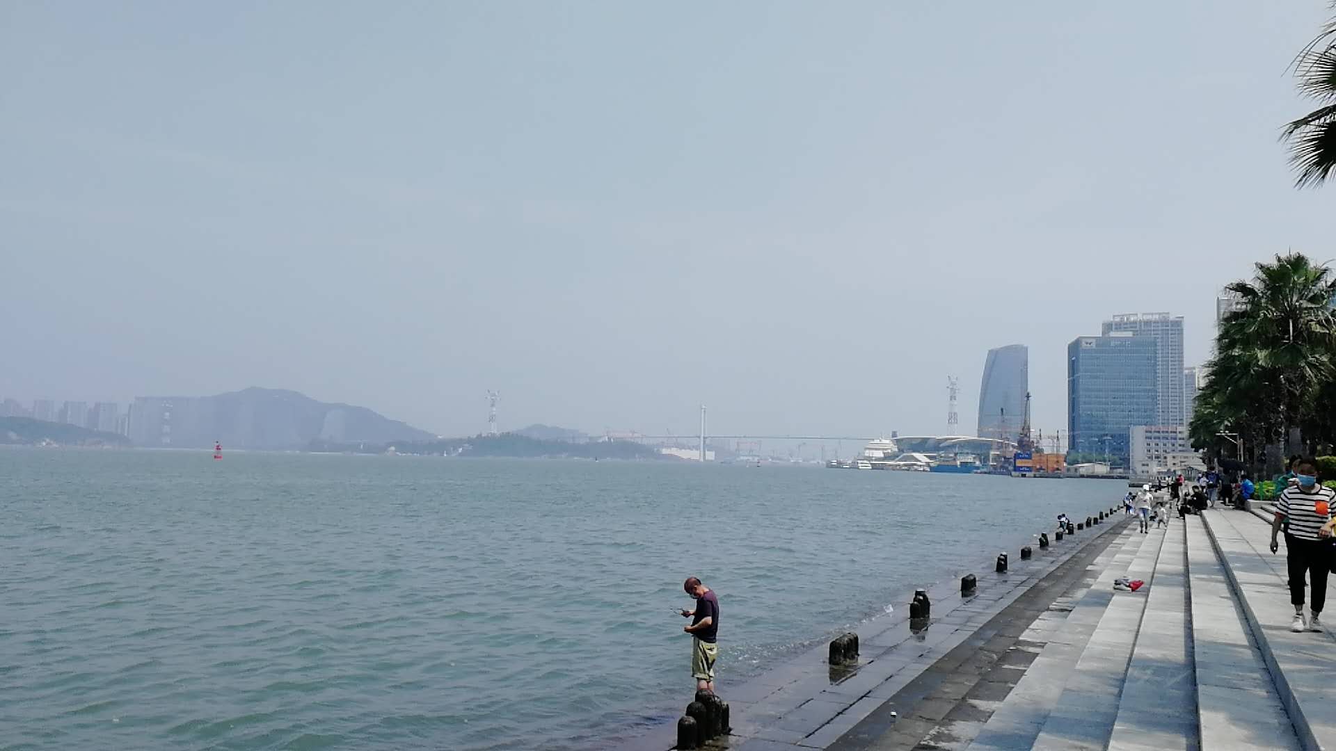 立夏,厦门海湾公园海景,偶遇海角2号