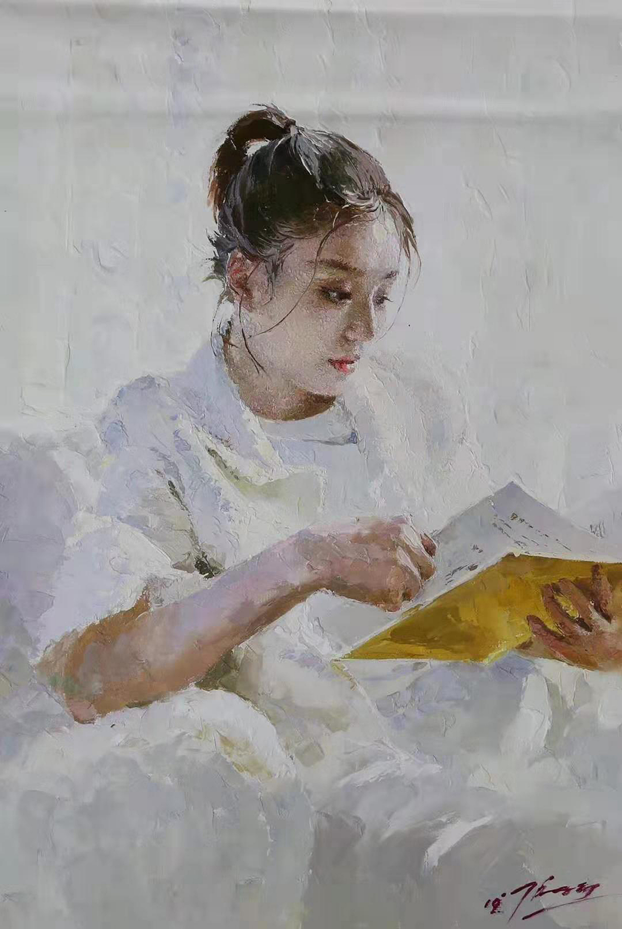 色彩人像,油画人物