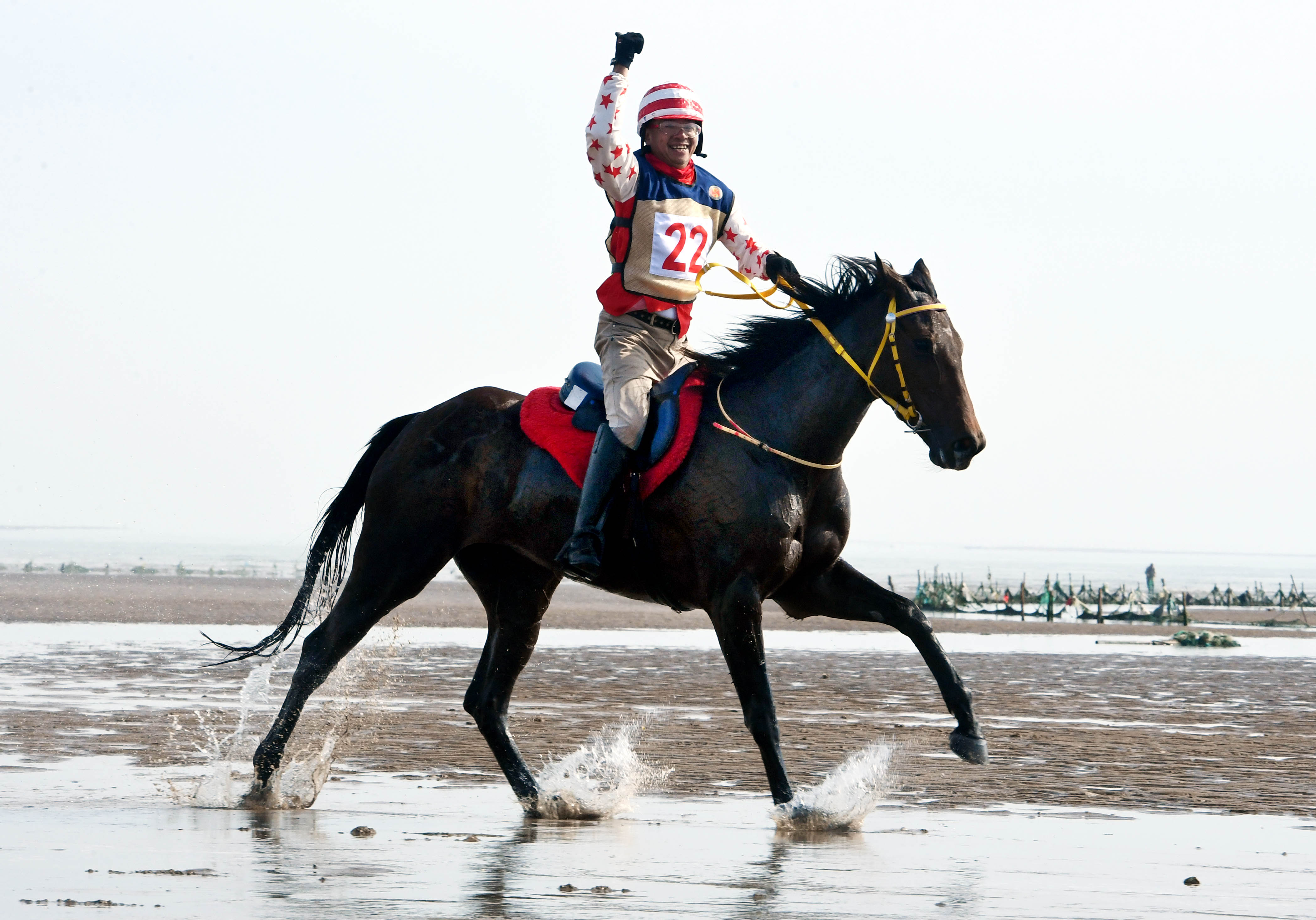 赛马——策马扬鞭 海滩竞速